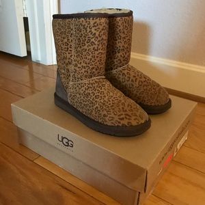 Leopard print UGGs